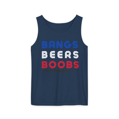 Bangs, Beers, Boobs Tank Top