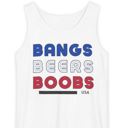 Bangs, Beers, Boobs Tank Top