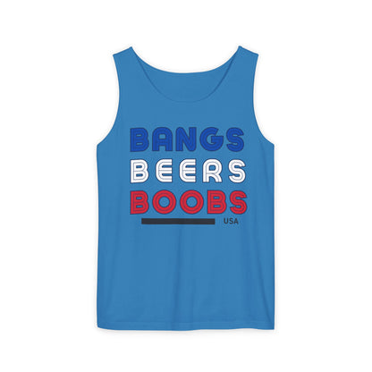 Bangs, Beers, Boobs Tank Top
