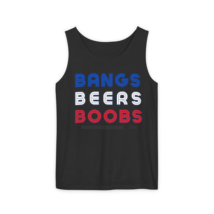 Bangs, Beers, Boobs Tank Top